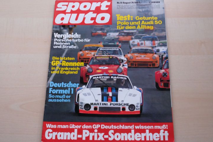 Deckblatt Sport Auto (08/1976)